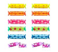 12Pcs Candy Shape Highlighter 12 Color Highlighter Pen Pocket Size Marker for Scrapbooking Journal Planner Card Making