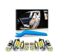 12Pcs Car LED Interior Map Dome Trunk Lamp Light Kit, for Pathfinder R52 2013-2020