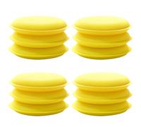 12Pcs Car Wax Applicator Round Shaped Sponge Waxing Polish Foam Soft Pads for Clean Cars in Stock Cleaning Tool Car Cleaning Tools