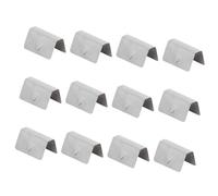 12Pcs Car Wind Rain Deflector Channel Stainless Steel Fixing Retaining Clips Fit For HEKO G3 Window visor