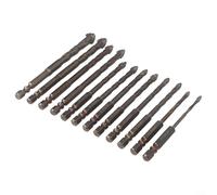 12Pcs Carbide Eccentric Drill Bit Set 3-12mm Multi-Material(yellow)
