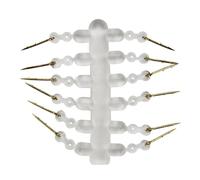 12Pcs Carp Baits Spikes With Barbs & Silicones Corn Ronnies Hair Rig Metal Screw Hook Baits Spikes Carp Fishing Tool Accessorys Easy Installation