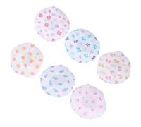 12pcs Cartoon Waterproof Pvc Shower Hat for Kitchen Cooking Use