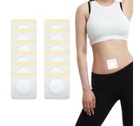 12Pcs Castor Oil Pack Wrap, Castor Oil Pads,Disposable Castor Oil Pack Wrap Organic Cotton, Self-Adhesive Castor Oil Patches(Oil Not Included)