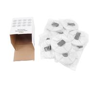 12Pcs Cat Water Fountain Replacement Filters, Automatic Pet Fountain Activated Carbon Filters, Premium Cotton Layer with Ion Exchange Resin for Odor Removal, Compatible with HOMMII