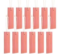 12Pcs Cedar Wood Block,Cedar Hang Up 100% Natural Cedarwood Moth Repellent for Wardrobes for Clothes Protection | UK Moths Deterrent & Killer for Drawers with Sandpaper