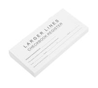 12pcs Checkbook Register Book White Paper for Personal Accounts