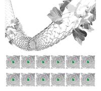 12pcs Christmas Ceiling Decorations,Sliver 9Ft Christmas Foil Garland Festive Swirl Hanging Decor,for Indoor Outdoor,New Year Party,Valentine's Day Birthday Wedding Party Xmas Supplies,Xmas Tree Decor