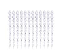 12PCS Christmas Decoration Ice Pillar Pendant Hanging Ornament Festival Home Decors Tree Hangings Seasonal Holiday Props Christmas Party Accessories