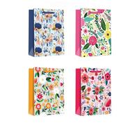 12Pcs Christmas Gift Bags Medium With Handles Christmas Tote Bags Bulk Reusable