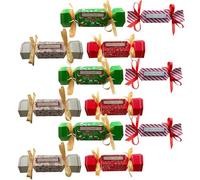 12Pcs Christmas Money Box Cash Gift Pull, Christmas Money Crackers, Surprise Christmas Money Gift Boxes for Kids Adult Presents, Money Wallets Candy Box Pull out Cash, Money Pull Candy Box for Party