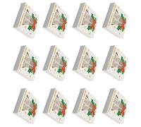 12Pcs Christmas Themed Chocolate Box Cookie Candy Chocolate Packaging Box
