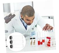 12pcs Clear Glass Sample Bottles 40ml Transparent Vials with Screw Cap for Essential Oils Liquids and Refillables for Storage and Travel