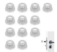 12PCS Clear Rubber Feet, Self Adhesive Feet Silicone Pads, Round Door Stopper, Transparent Elastic Buffers, Shock-absorbing Knobs Bumper Pads for All Kinds of Doorstop Buffers Kitchen Furniture