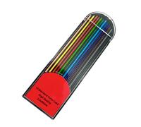 12Pcs Colored Pencils Refills 2.0MM Thick Refills, for 2.0MM Mechanical Pencil, Carpenter Pencil, Art Drawing Sketching Coloring Pencils