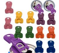 12pcs Complete Cover Easy Tab Opener New and Improved Beverage Barricade,Colorful Drink Can Protector Cap, Soda Beer Can Openers & Beverage Can Cover Protector From , ,