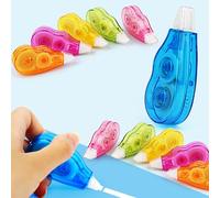 12PCS Correction Tape, Pocket White Out Tapes Mouse Correct Correction Tape Roller for Classroom Home Kids Students School and Office Supplies(4 M X 5 MM)