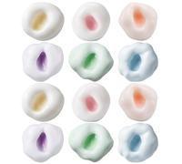 12Pcs Crunchy Stress Ball Shapeable Squish Toys 6 Colors Plastic Squeeze Fidget Toys for Gril Boys Kids Adults 1.57 inch Crunchy Stress Ball Squish Balls Squeeze Fidget