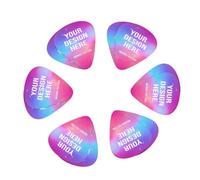 12Pcs Custom Photo Text Logo Guitar Picks Personalised Bass Picks Customised Guitar Accessories - Guitar Picks for Acoustic Guitar, Electric Guitar, Bass Guitar Novelty Gifts Presents for Women Men
