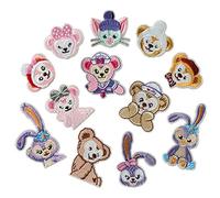 12Pcs Cute Animals Embroidered Patches Sew On Applique Patch Embroidery Patches Iron On Patches for Clothes Jackets Hats Backpacks Jeans