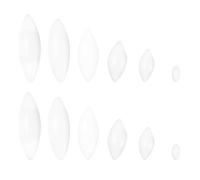 12pcs Cylinder Stir Bar White Tfte Magnetic Mixer for Laboratory Use