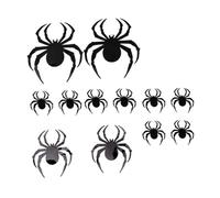 12pcs D Spider Wall Decals Halloween Party Decorations