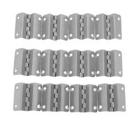 12pcs Degree Four Fold Cabinet Hinges for Kitchen Doors, Iron