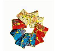 12pcs Delicate Silk Purse Chinese Traditional Brocade Pouch Closure Silk Embroidery Wallet for Gift Bags Creative and Exquisite WorkmanshipDurable