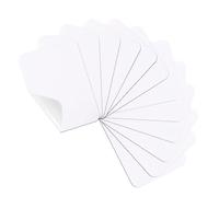 12PCS Denim Patches for Jeans Iron on, 100% Cotton White Iron on Patches for Clothing, Inside & Outside Fabric Patches for Jeans Repair and Clothing Decoration Kit, Size 4.9 x 3.8 in