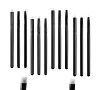 12Pcs Detailed Ink Blending Brushes for Card Making, Ink Blending Brushes Background Blender Paintbrush Art Blending Tool for Card Making Small Detailed Paint Brushes 2 KindsBrush Heads Angled/Flat