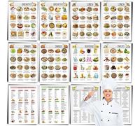 12PCS Dia-betic Food Chart 28 * 21.5cm,Dia-betic Food List Planner,Diabe-tic F/ood Meal Planner,Fodmap Chart,F/ood Guide Ch/art,Diabe-tic Fo/od List Wall Ch/arts,Healthy Fo/ods Nutrition L/ist