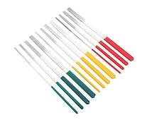 12PCS Diamond Rasp File Kit Hard Wear-Resistant Repairing Tool Set for Metal Glass Wood Processing Polishing Deburring Crafts