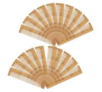 12pcs Disposable Wide Tooth Wooden Hair Comb for Men and Women