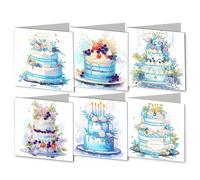 12PCS DIY Greeting Card Set Rhinestone Diamond Art Mosaic Postcards Diamond Art Handmade Cards Creative Birthday & Thanksgiving Card Kit