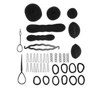12Pcs DIY Women Hair Accessories Braid Girls Hairstyle Maker Tool Hairpin Holding Magic Braiding Twist Curler Kit Pull Needle Styling Set Twisting Hairdresser Salon