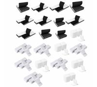 12PCS Double Sided Hook and Loop Pads, 30mm*60mm Size, Extra Strong Fastening Tape for Room Decor, Home, Office, WT