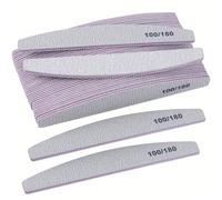 12PCS Double-Sided Nail Files 100/180 Grit, Washable Emery Board for Manicure, Pedicure, Nail Buffering, Styling & Pet Grooming