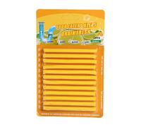 12pcs Drain Cleaning Stick 20cm Plughole Sticks Drains Unblocker Sanitation Sticks Drain Cleaner Deodoriser Enzymatic Pipe Unblocker Bathroom Kit For Bathtub Shower Kitchen