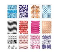 12Pcs Drawing Painting Stencils Set, Irregular Shape, Stencils for Crafts Wall Art, Plastic Reusable Stencils for Painting on Wall, Wood, Furniture, Home Decor DIY 21x29cm