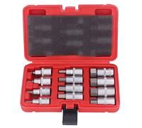 12PCS Drive Socket Set Steel High Hardness Wear Resistant 1/2in Drive Master Impact Socket Set for Auto Repair