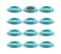 12PCS Dubia Roach Feeding Dishes, Small Pet Food Bowls for Isopods, Springtails & Dwarf Invertebrates, Safe for Terrariums/Vivariums, Perfect for Reptile Tank Supplies, Invertebrate Husbandry