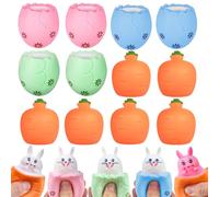 12Pcs Easter Eggs Squishy Bunny, Easter Basket Stuffers