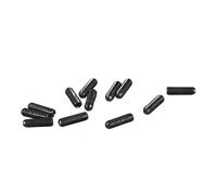 12PCS Electric Guitar Bridge Saddle Height Adjustment Screws Bridge Height Adjusting Hex Screws Electric Guitar Hardware (Black)