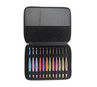 12Pcs Ergonomic Crochet Hook Aluminum Hook for Knitting Sweater Scarves Bag Socks 3.0mm-10mm Needle Aluminum Knitting Needle