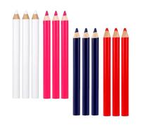 12pcs Fabric Pencils for Sewing, 4 Colors Tailors Chalk Pencil Tracing Tools Water Soluble Sewing Tracing Chalk for Dressmakers Quilting DIY Crafts Embroidery Supplies