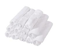 12Pcs Face Cradle Covers Massage Table Headrest Covers for Salon Bed SPA Bed White, 33x33cm