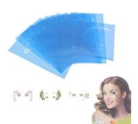 12Pcs face painting template set, PET reusable body painting templates, role-playing face templates suitable for parties, Halloween, masquerade balls, and theatrical performances.