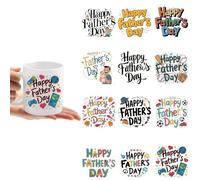 12pcs Father's Day Football UV DTF Cup Wraps Transfer Waterproof Sticker for Glass Cups Furniture Craft DIY Crafts，Rub on Transfer Stickers for DIY Water Bottle Laptop Decal Wood Car