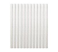 12Pcs Fiberglass Tiki Torch Wick Replacements, Fits Most Bamboo And Metal Torches, LARGE and STABLE Flame, Create easy atmosphere in outdoor decor Large and Fast Oil Absorption