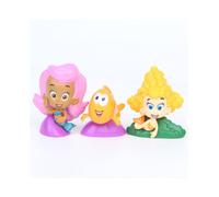 12pcs Figure Bubble Guppies Toy Cake Topper Gil Molly Nonny Deema Toys Goby Oona